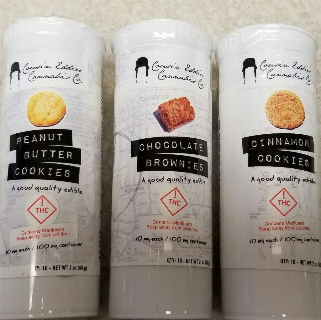 Cousin Eddie's Brownie Rounds, 100mg